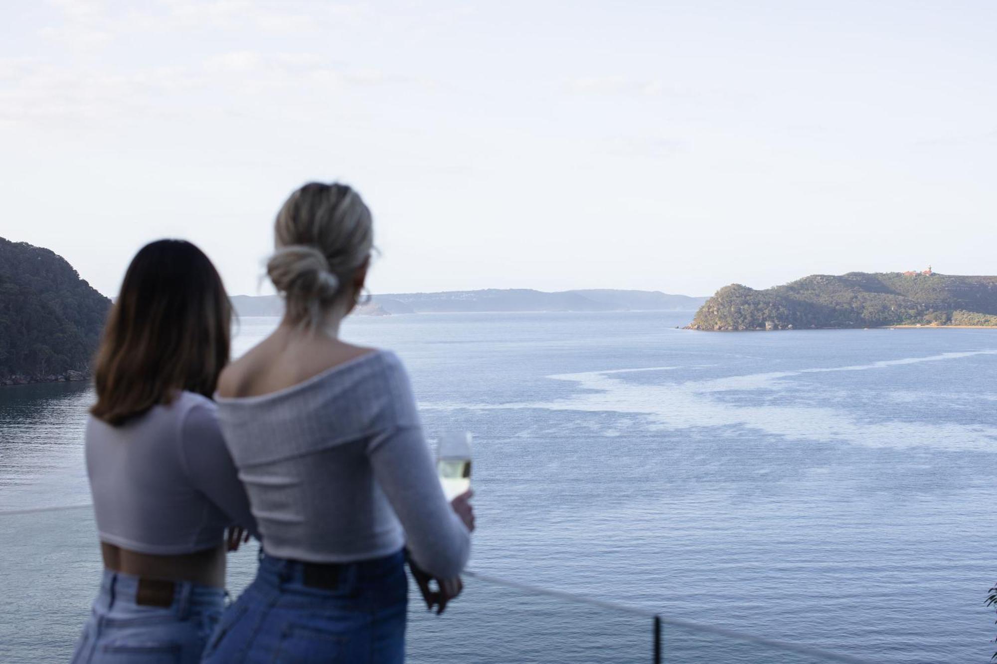 Cape Mackerel Cabin With Magic Palm Beach & Pittwater Views Villa Great Mackerel Beach Exteriör bild