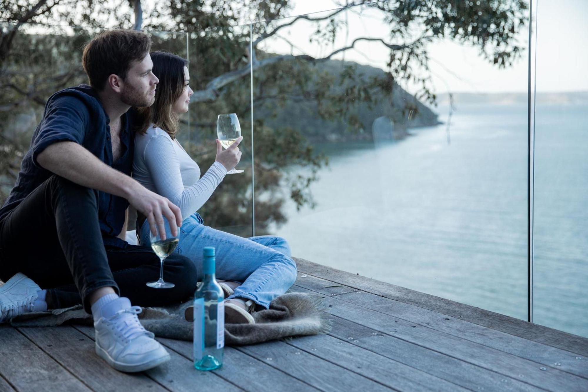 Cape Mackerel Cabin With Magic Palm Beach & Pittwater Views Villa Great Mackerel Beach Exteriör bild